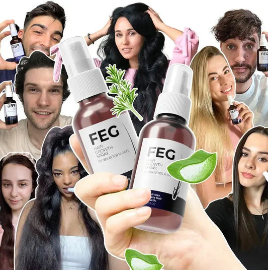 FEG Hair Growth Spray – Natural Formula for Hair Regrowth & Thickness