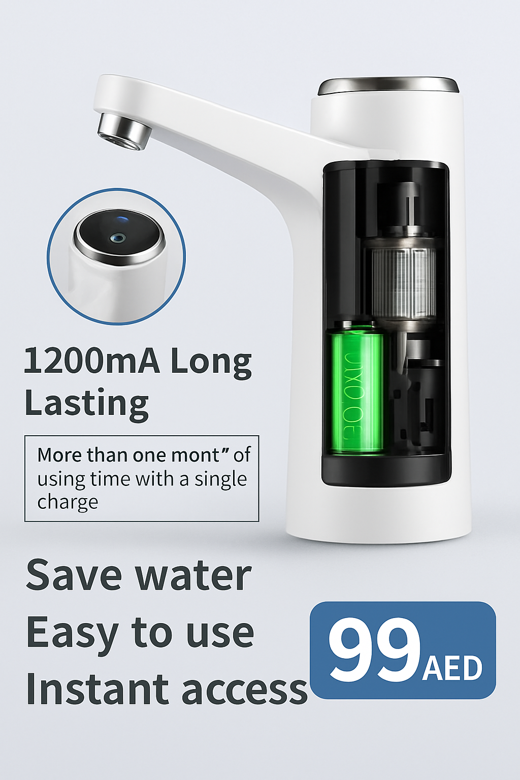 Smart Touch Water Pump - One Touch Automatic Dispenser