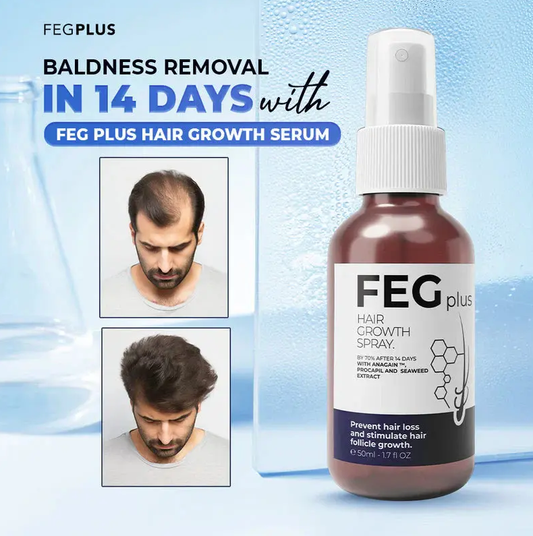 FEG Hair Growth Spray – Natural Formula for Hair Regrowth & Thickness